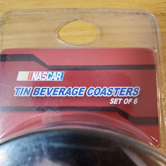 Nascar Tin Beverage Coasters #9 Kasey Kahne 6 Coasters In Tin - Picture 2 of 4